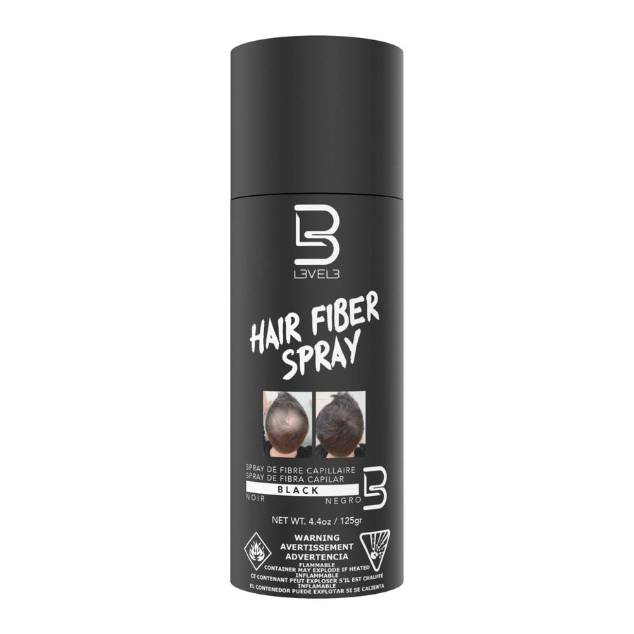 Hair fiber spray
