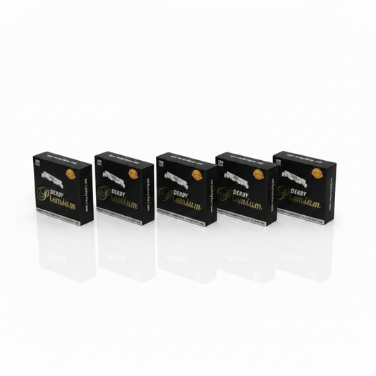 5 Boîtes Derby Premium 100 Single Edge Blades