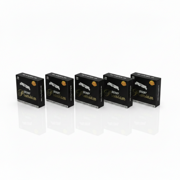 5 Boîtes Derby Premium 100 Single Edge Blades