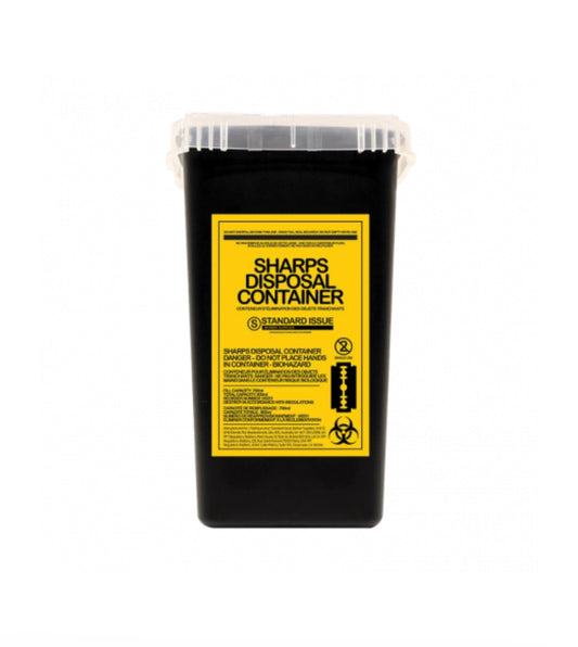 Sharps disposal container