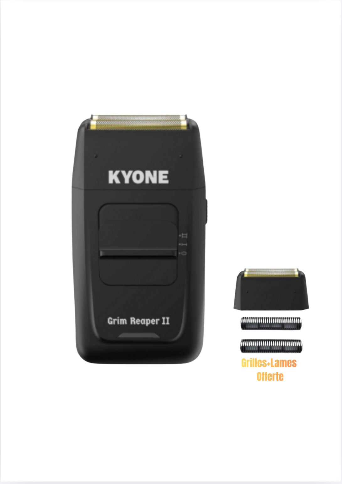 Shaver Grim Reaper 2 Dual Foil+Silver Reaper Cutters & Foil