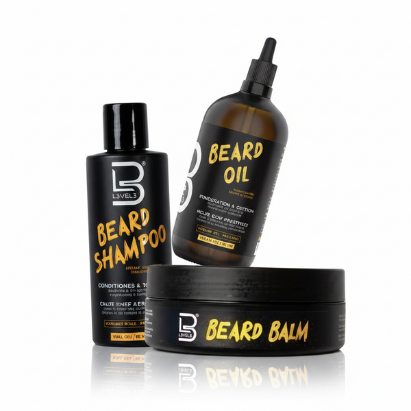 Combo Huile+Baume+Shampoo L3VEL 3