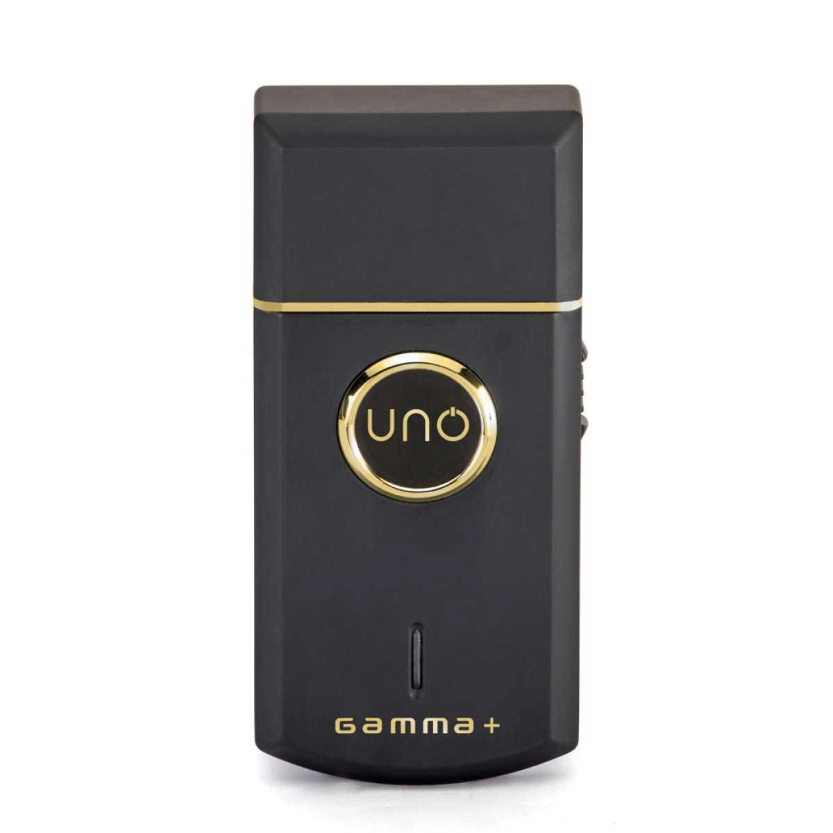 GAMMA+ Uno Rasoir de voyage sans fil pour homme, rechargeable par micro-USB, noir