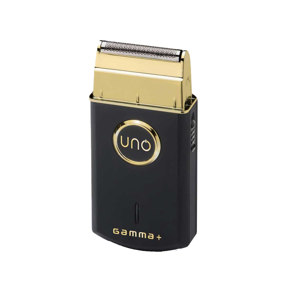 GAMMA+ Uno Rasoir de voyage sans fil pour homme, rechargeable par micro-USB, noir